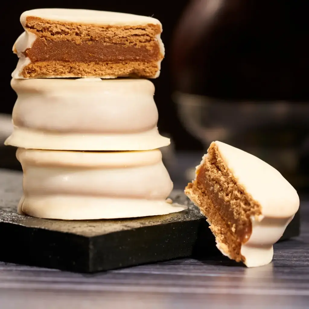 Alfajor argentino blanco